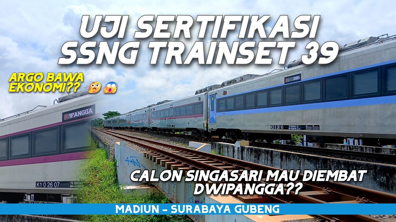 ARGO TAPI BAWA EKONOMI?? 🤔😱 | KLB Uji Sertifikasi SSNG Trainset 39 MN - SGU
