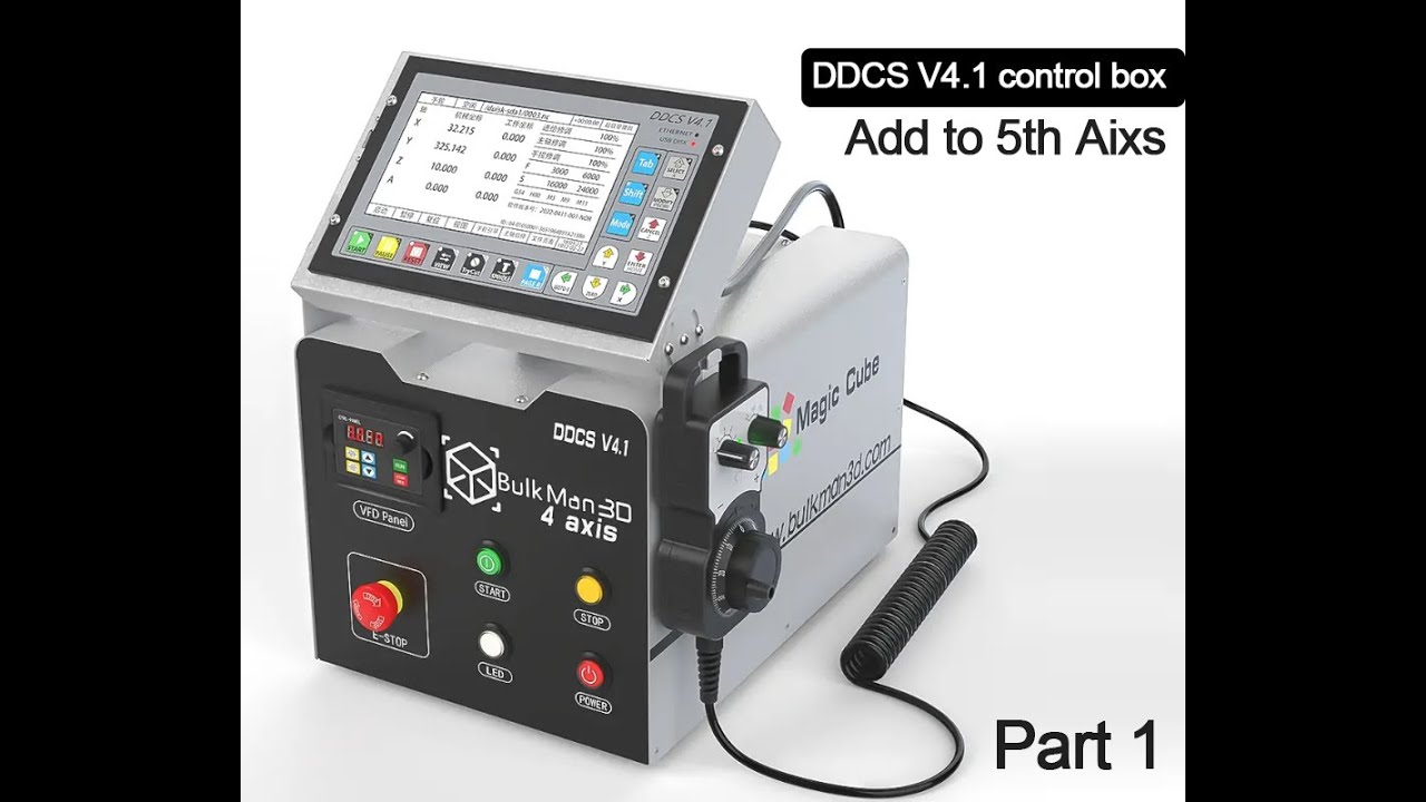 Add the 5 axis to the BulkMan 3D-DDCS V4.1 control box- Part 1