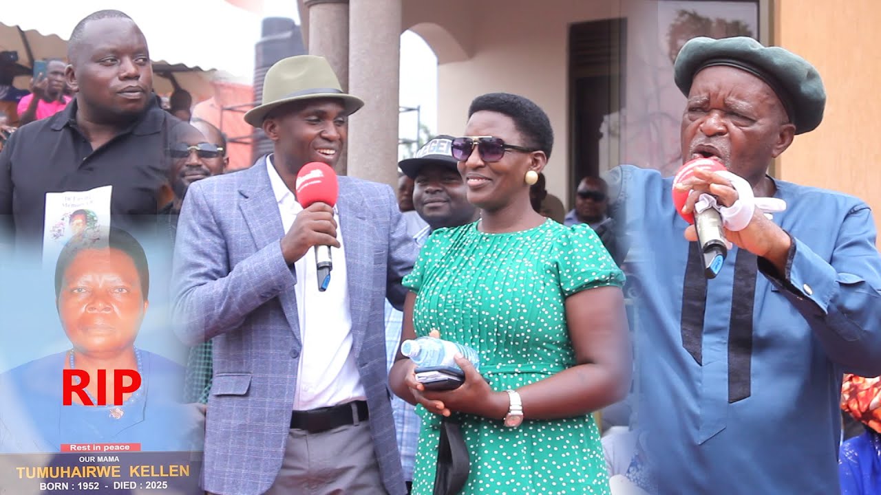 Banyakitara film stars comforted Sonko at his mother's Burial