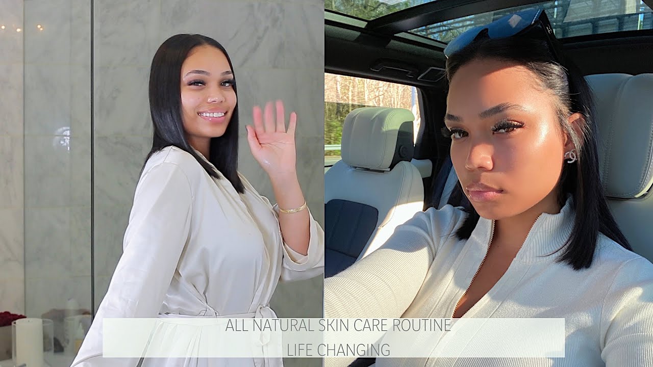 SKIN CARE ROUTINE USING ALL NATURAL PRODUCTS | DRY & OILY SKIN | Briana Monique’