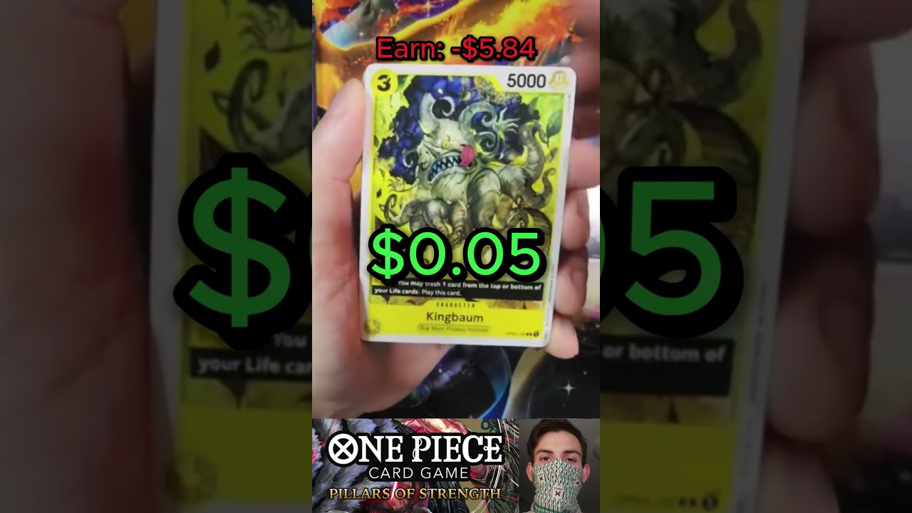 Kaku amazing art  | OPCG OP03 | TCG |One piece OST Overtaken | Pillars of strength 