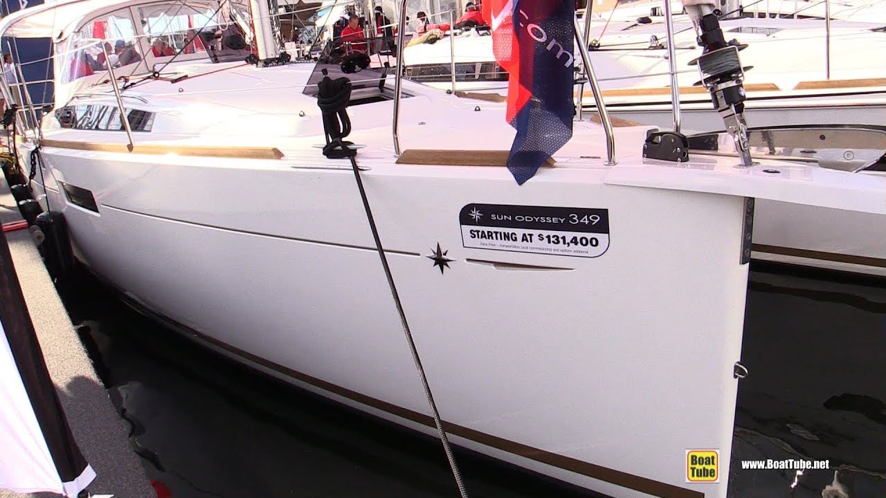 2017 Jeanneau Sun Odyssey 349 Yacht - Deck and Interior Walkaround - 2017 Annapolis Sail Boat