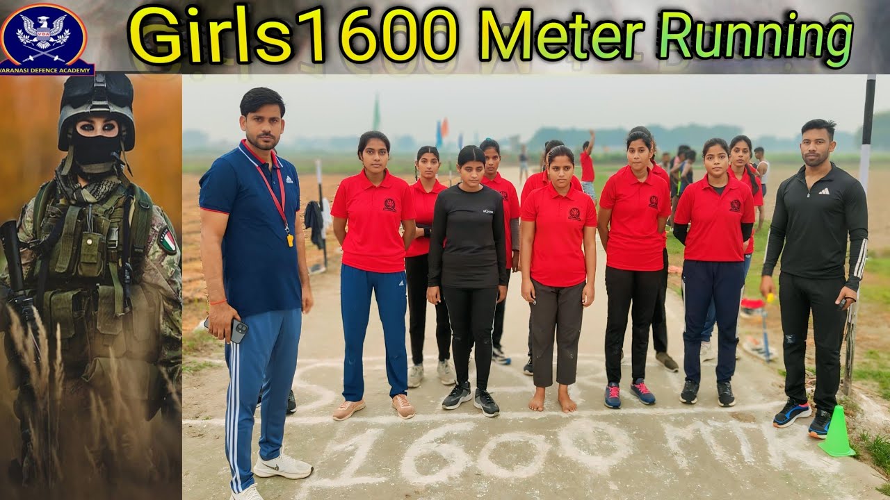 लड़कियों ने दी 1600 और 800 मीटर की बेहतरीन टाइमिंग  देखिए क्या रही टाईमिंग 🤔🔥🫡💯🏃🪖