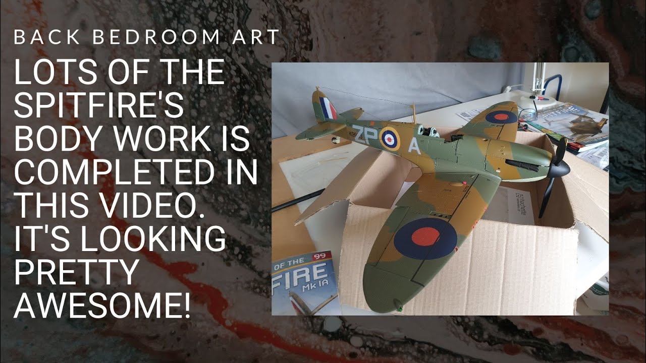 Check out my Spitfire model as it continues its journey to being completed. It's nearly finished.