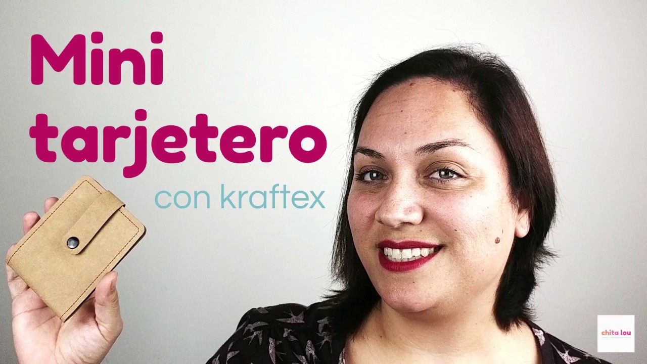 Mini tarjetero kraftex súper facil