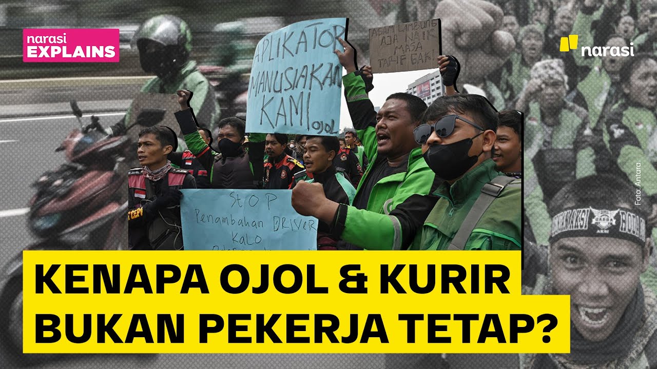Kenapa Ojek Online dan Kurir Itu Terus Dianggap Mitra, Bukan Karyawan Tetap? | Narasi Explains
