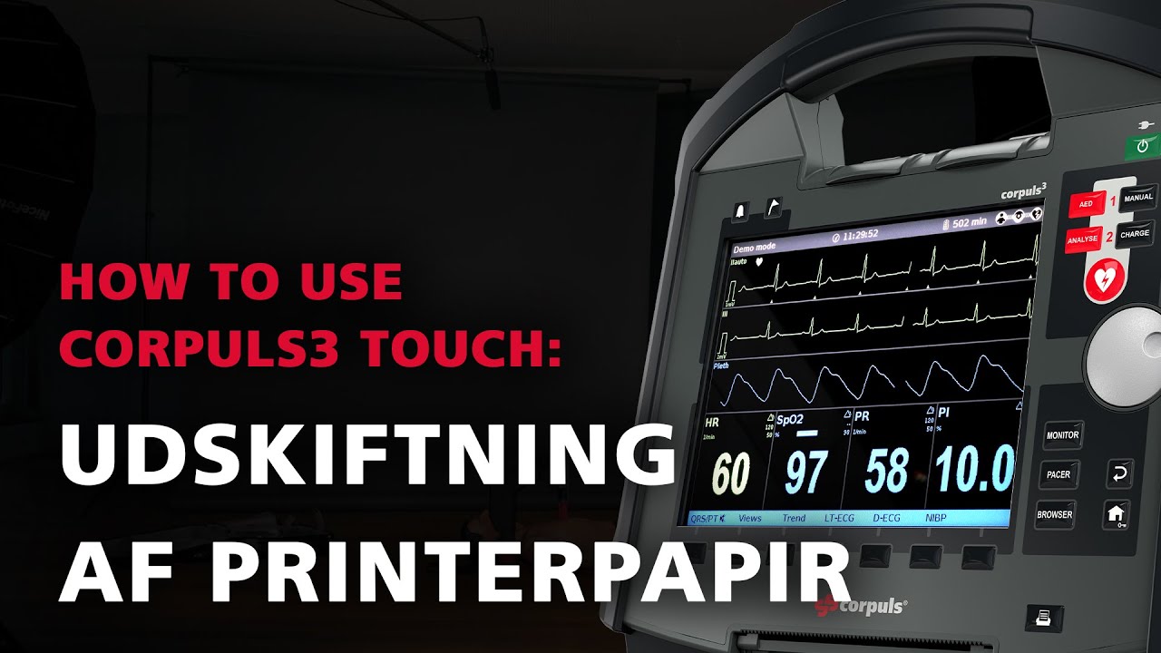 Tutorials by corpuls [da] How to use corpuls3: Udskiftning af printerpapir