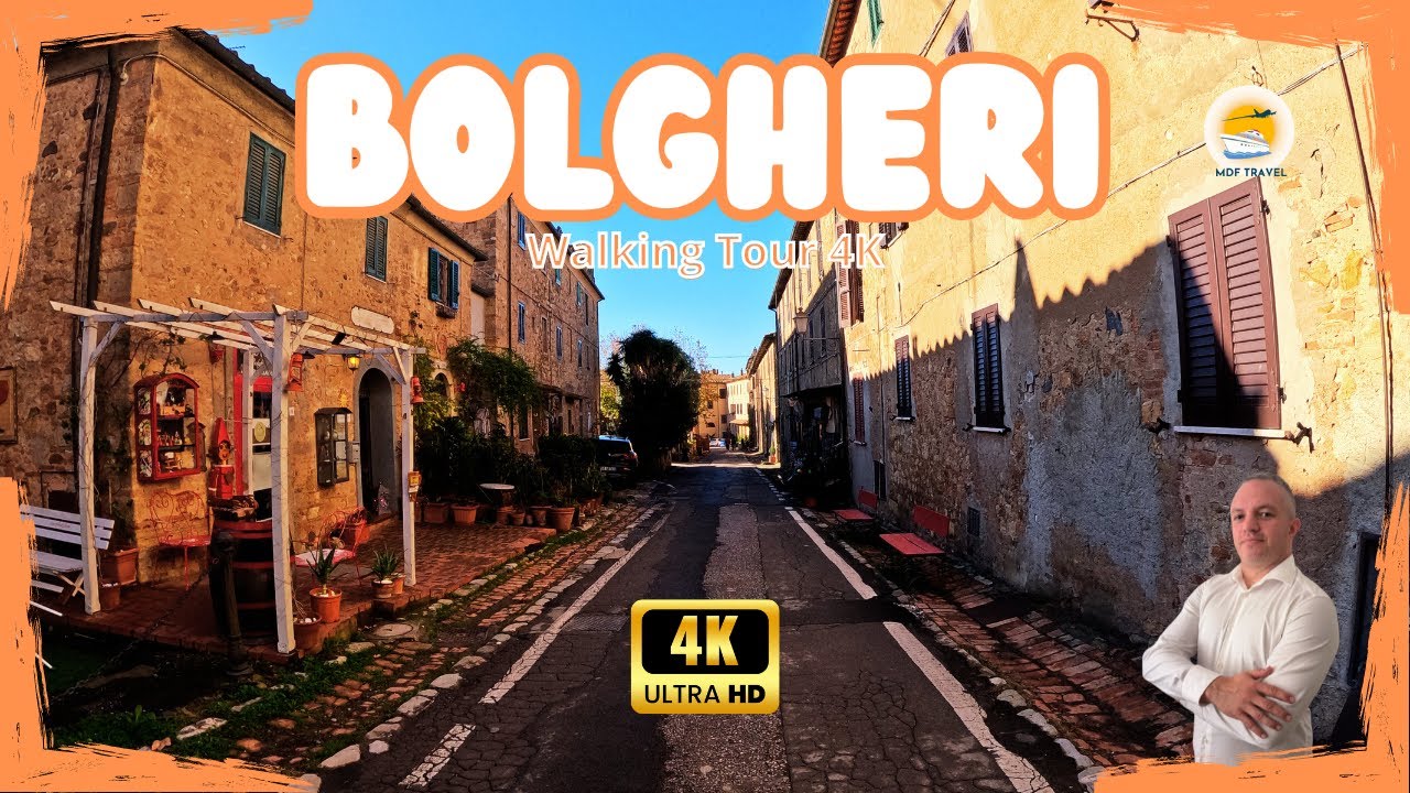 MDFtravel presenta BOLGHERI - Walking Tour 4K con 