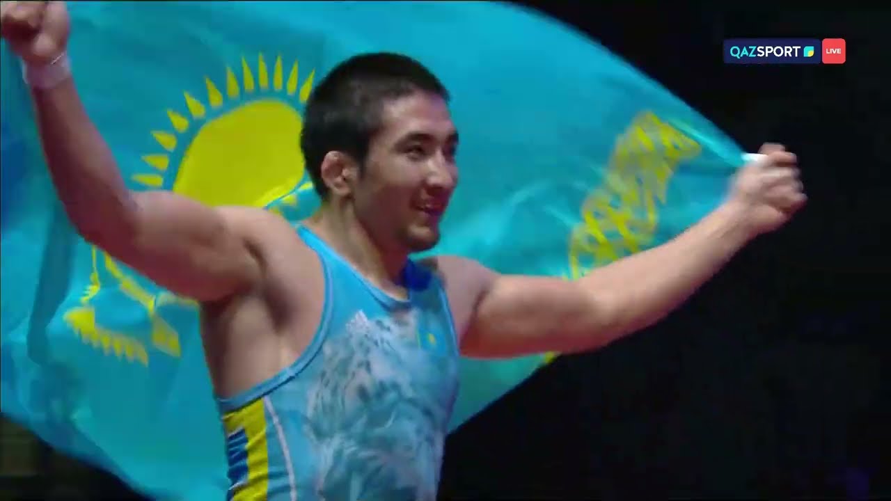 Вольная борьба. Чемпионат Азии. 74 кг. Финал. Дархан Есенғали (Казахстан) - Кирин Киношита (Япония)