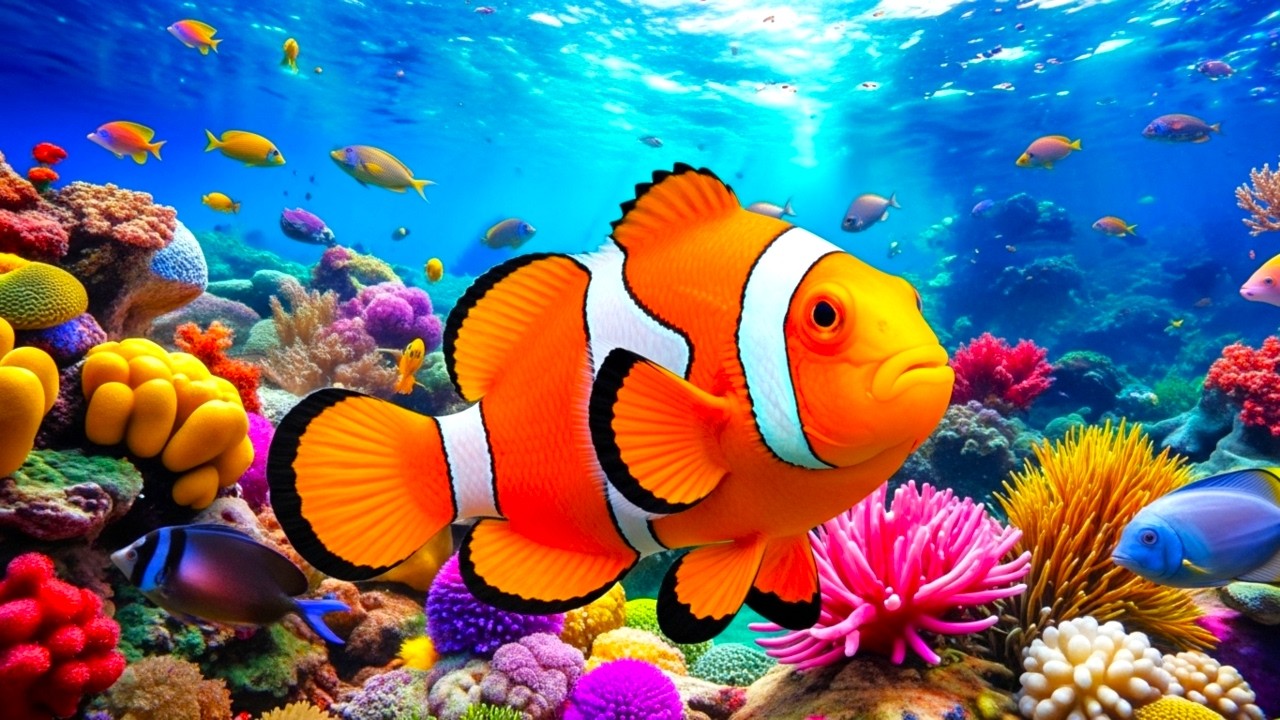 The Best 4K Aquarium - Dive Into The Mesmerizing Underwater Realm, Sea Jellyfish, Coral Reefs #8