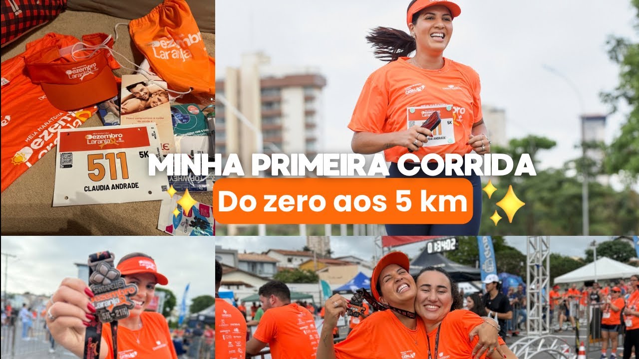 INICIANTE NA CORRIDA, 5km em 42 minutos | minha primeira corrida de rua #corridaderua #vlog 