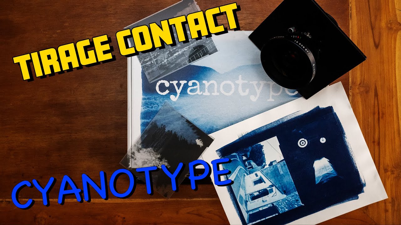 TUTO CYANOTYPE et grand format: Le tirage CONTACT facile et CLASSE. Je vous EXPLIQUE la méthode.