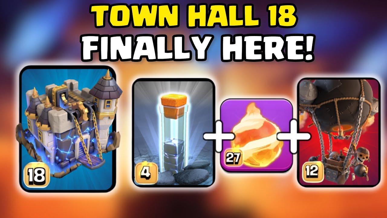 Upgrading to the NEW TH18 and Crushing in Legends With Fireball Rocketloons! (Clash of Clans)