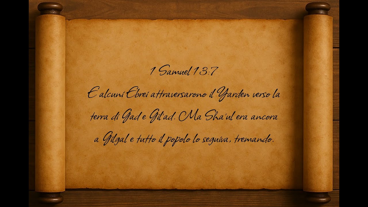 1 Samuele 13 — Italiano | BYNV Scriptures
