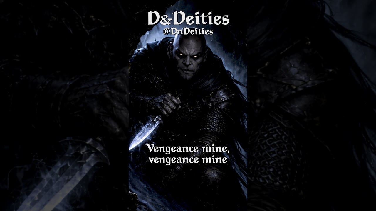 Cador &ndash; The Shadow Blade | D&D Dwarven God of Revenge, Hatred & Cursed Vengeance (AD&D 1st/2nd)