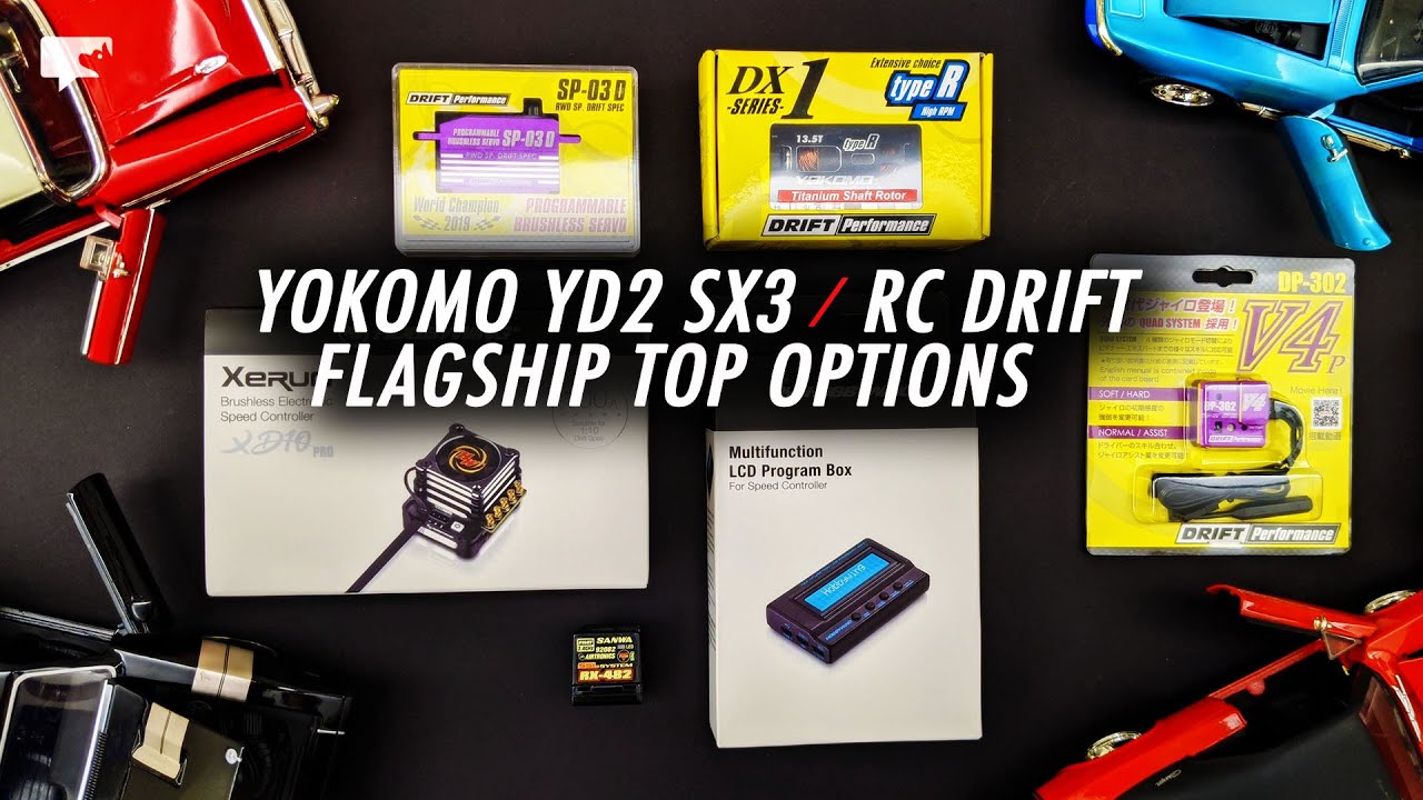Yokomo YD-2 SX3 Flagship Top RC 1/10 Drift Car Options | odear