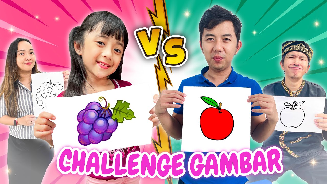 SAMANTHA MAMA CHALLENGE VIRAL MENGGAMBAR VS TEAM PAPA OM CEPOT !!