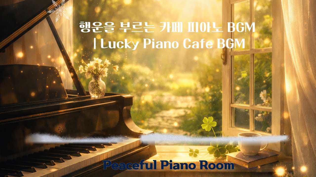 행운이 들어오는 피아노 카페음악 | Lucky Piano Cafe BGM
