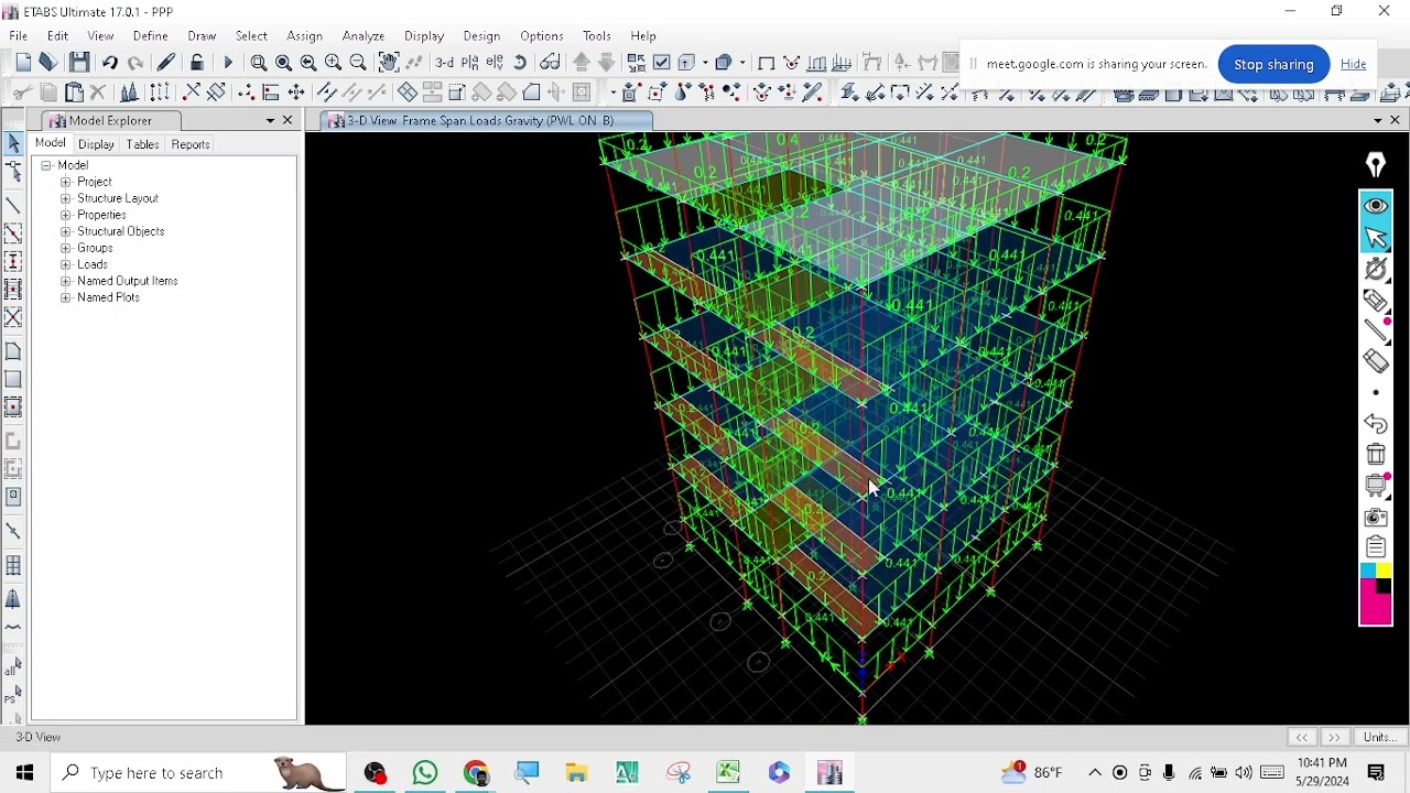 Etabs 2020 বাংলা টিউটোরিয়াল ক্লাস-8/Etabs 2020 Online Bangla Tutorials full course-8