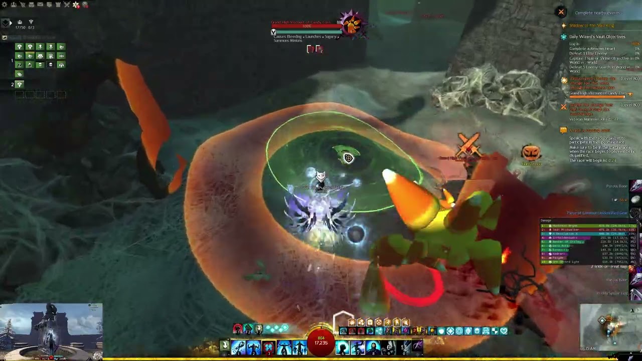 GW 2 Mad King's Labyrinth on Healbrand