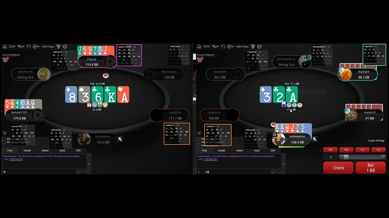 Saturday Morning Session On Pokerstars