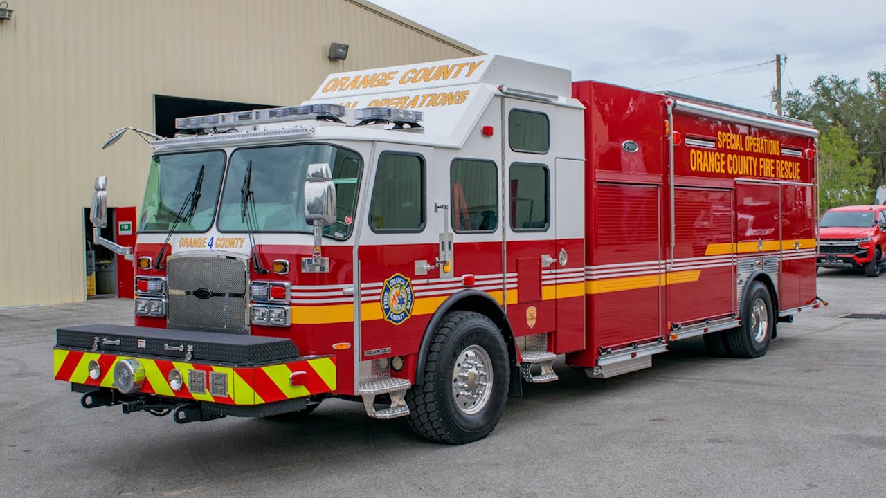 Walk Around of Orange County Rescue's Heavy Rescue - SO143777