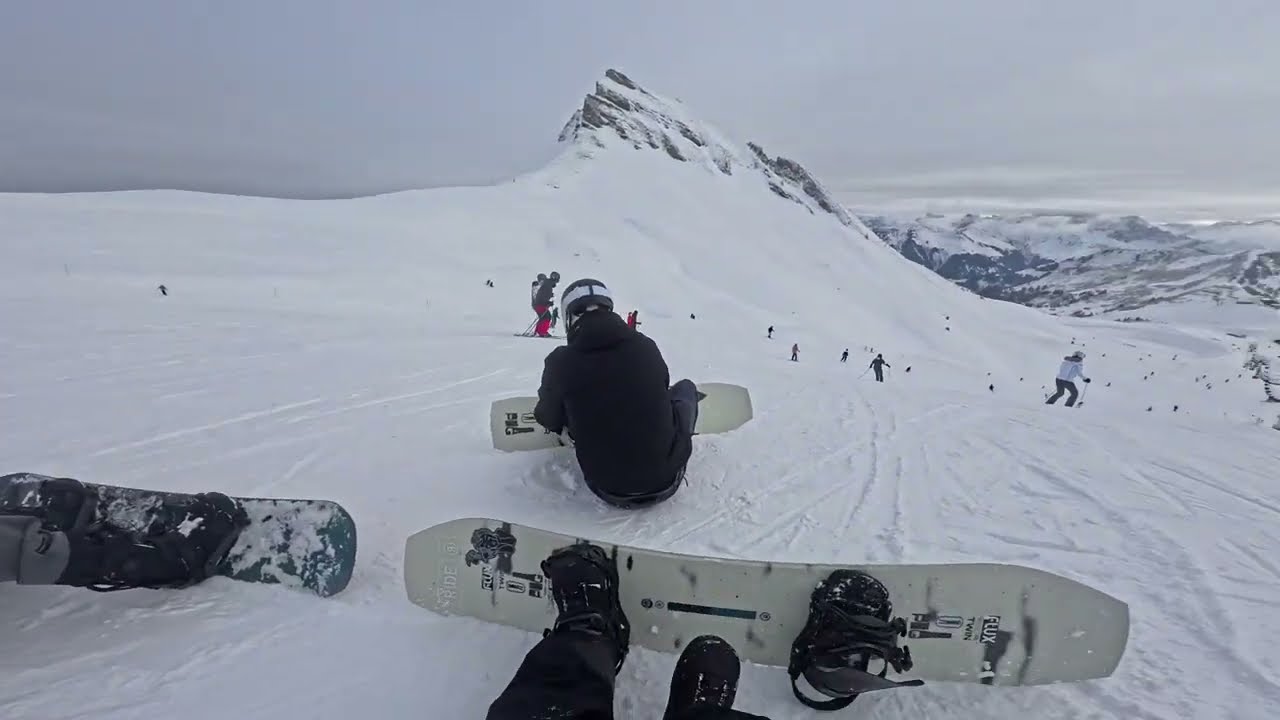 POV: Snowboarden Damüls-Mellau 12.01.2025