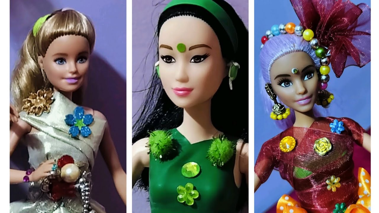 Barbie makeover transformation nice nice nice fashion 👗 ready #barbie #fashion