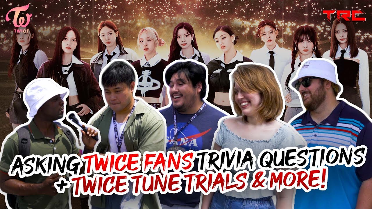 Asking TWICE fans trivia questions + TWICE Tune Trials & more! | READY TO BE Concert in Atlanta, GA