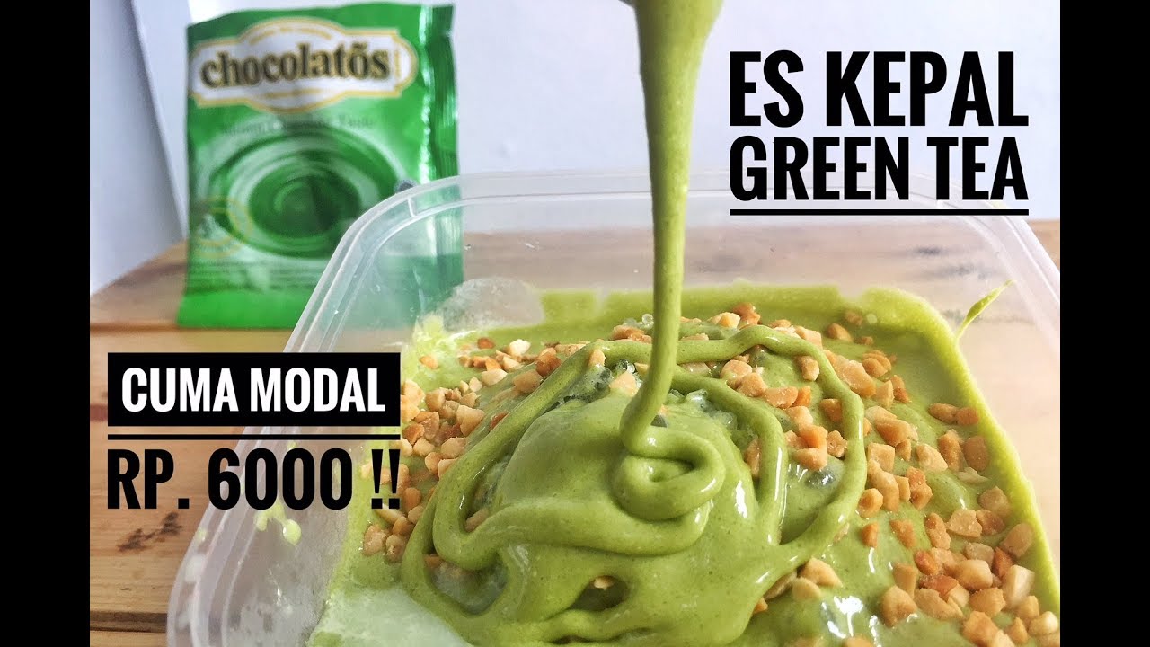 ES KEPAL GREEN TEA CUMA MODAL 6000 BUAT 2 PORSI!!