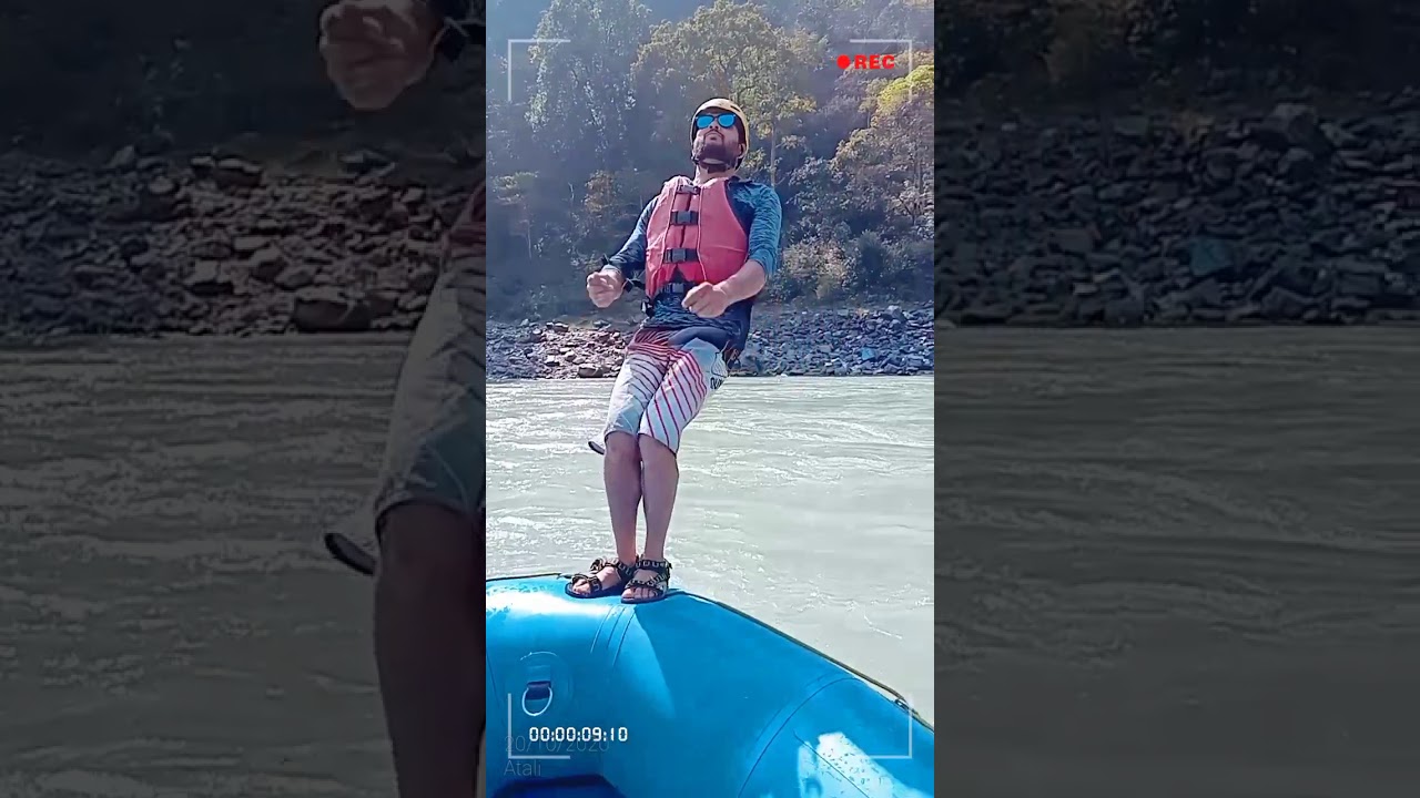 Rafting time Fun enjoy back filp ll #youtube #rafting #enjoyment