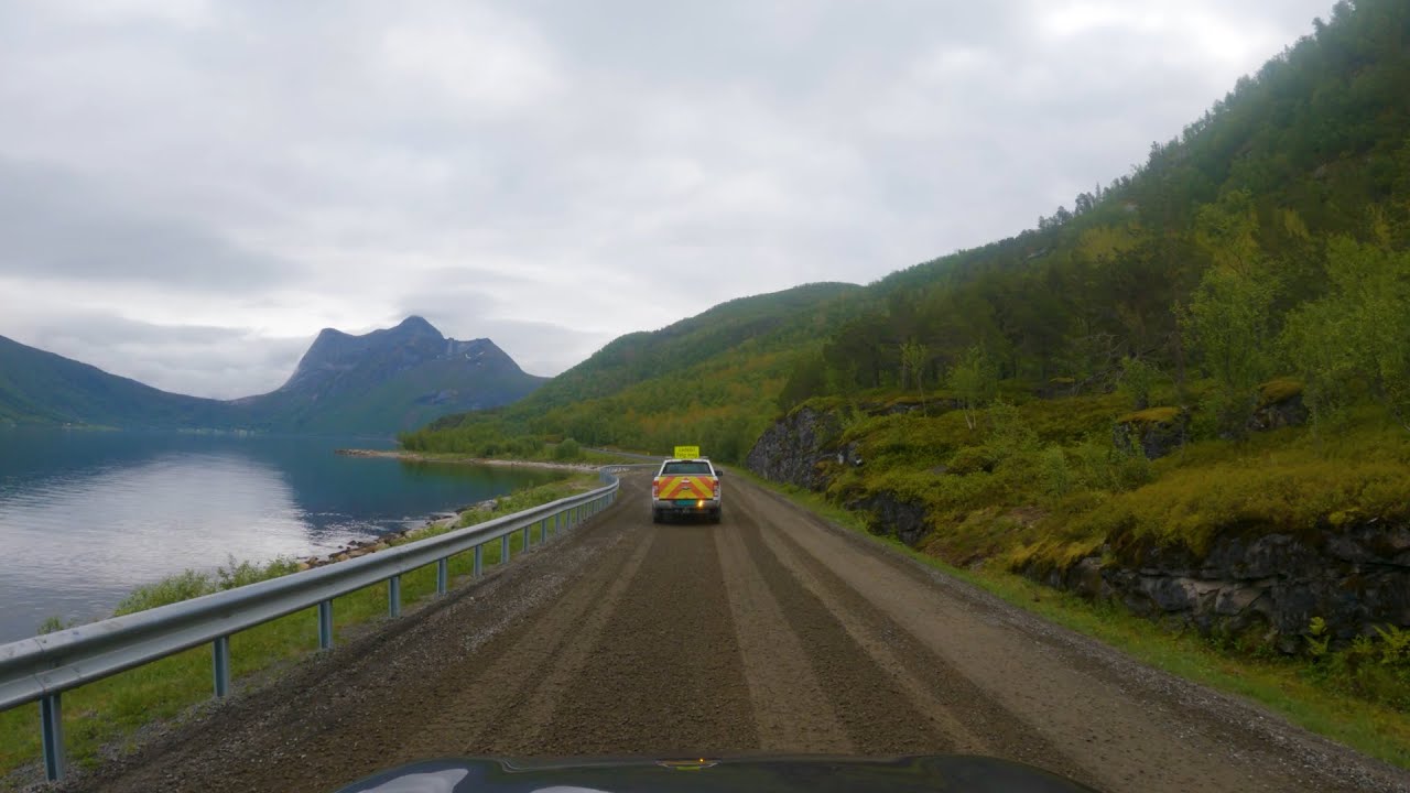 Driving in Norway - Skarberget To Kjerringstraumen E6 - 4K60