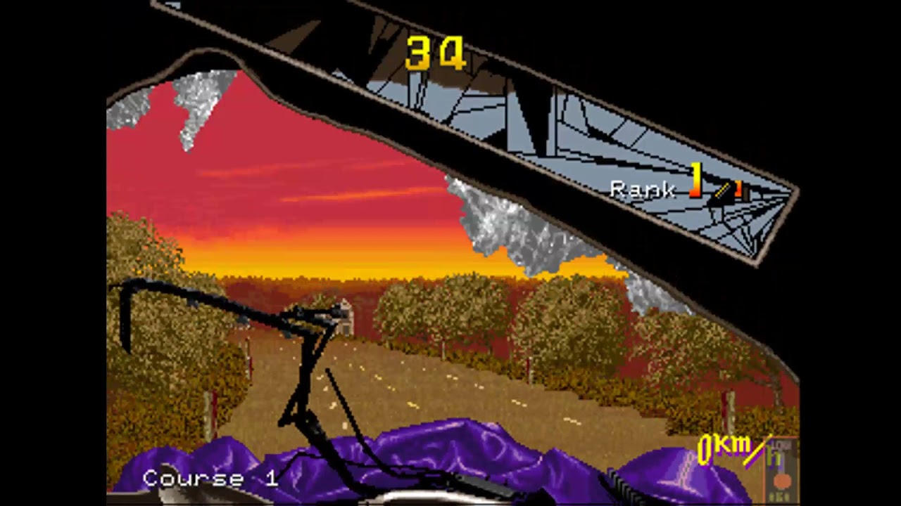 Game of the day 3442 Rad Rally (ラドラリー) Sega 1991