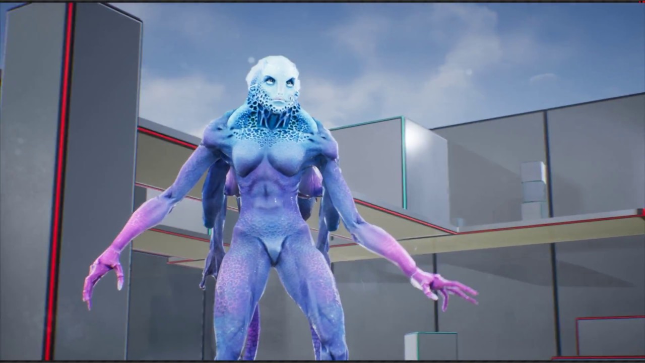 [UE4] Parkour-Mutant by ZzGERTzZ part 2 (Project Genom)