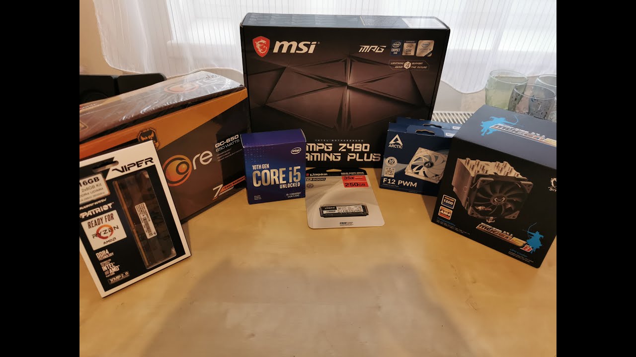 Custom PC Intel Core i5-10600KF, RTX 3070 8GB (in the future), 16GB 3600MHz