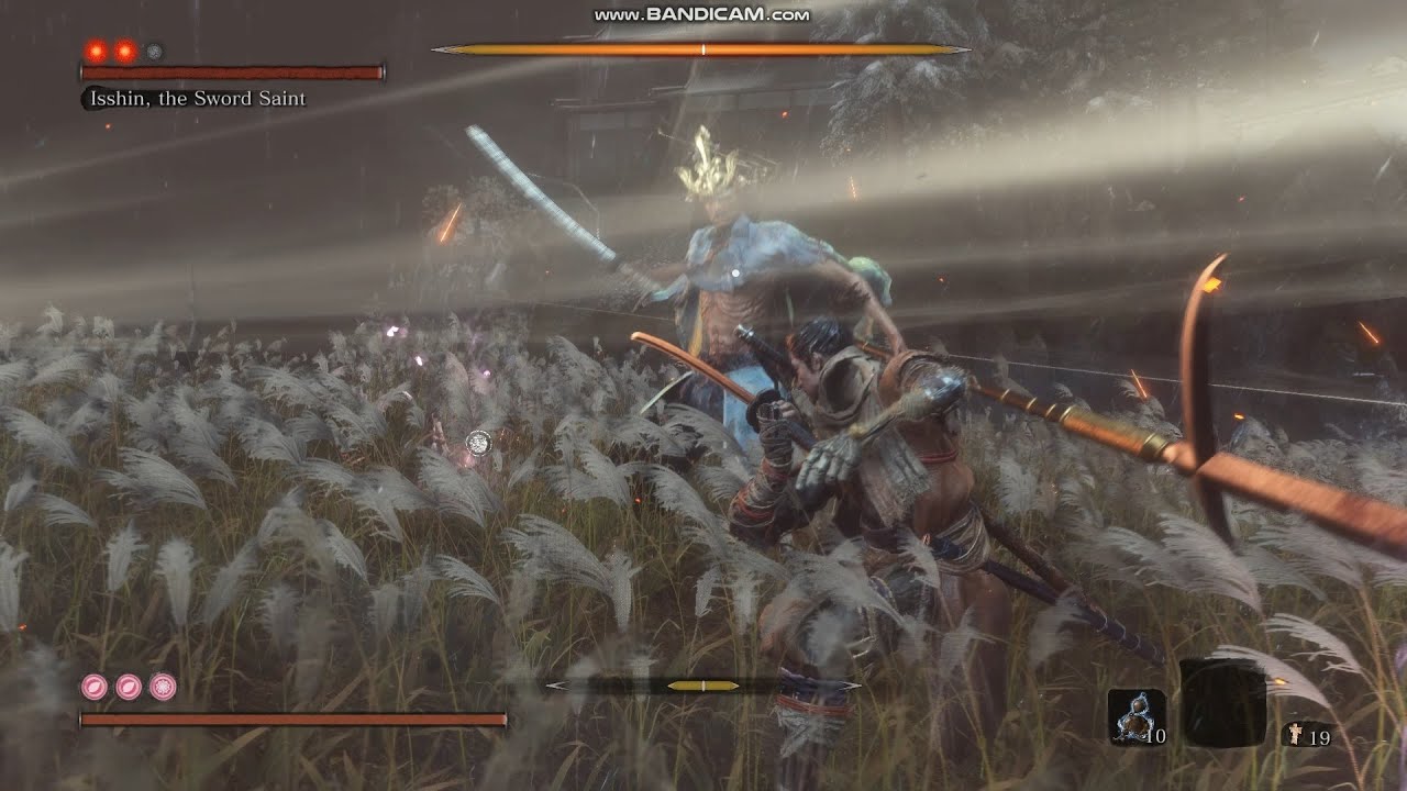 Sekiro Isshin Sword Saint DEFLECT all Spear/Sword Attacks Phase 1,2,3 without Mikiri Counter & Dodge