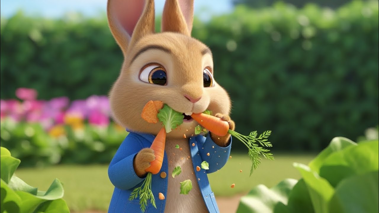 Peter Rabbit 🐰 | The Little Bunny in a Blue Jacket | Funny 3D Animated Kids Story