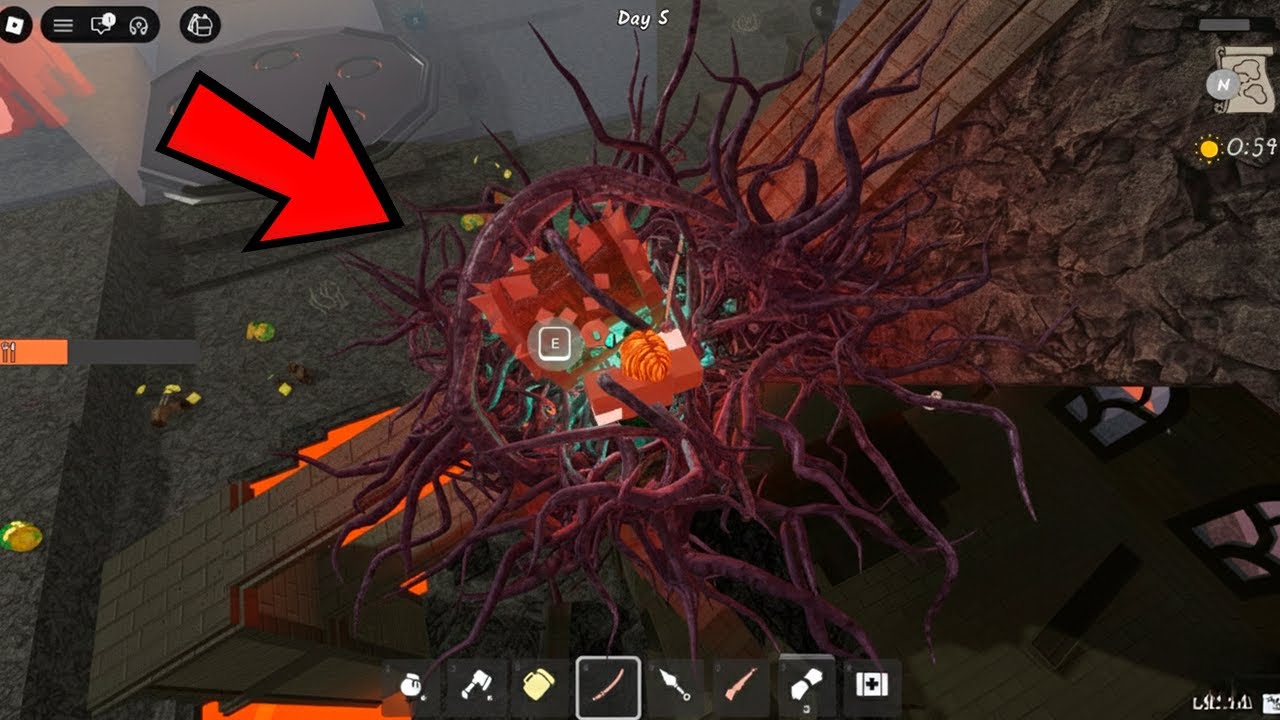 New ANGRY LAVA Chest + Crazy Hard Mode in 99 Nights in The Forest