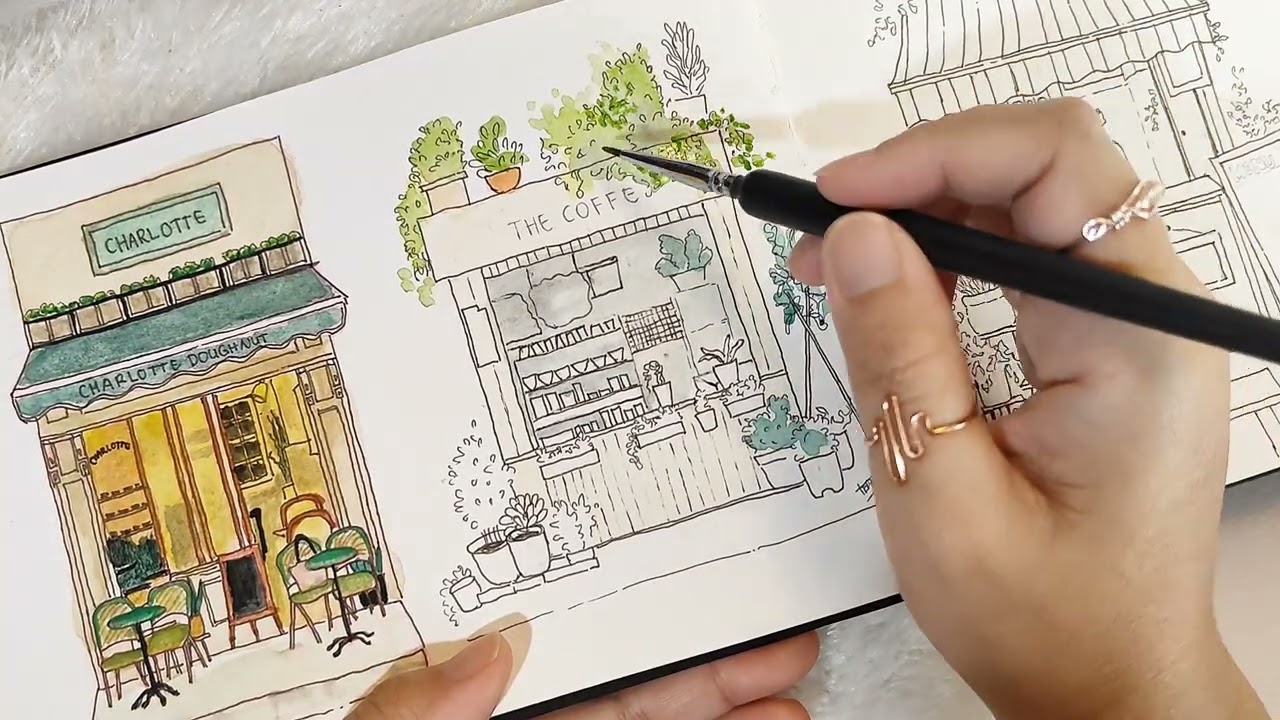 Lukisan dengan watercolor pertama di tahun 2026 | Indonesia | Mommy G.A.G