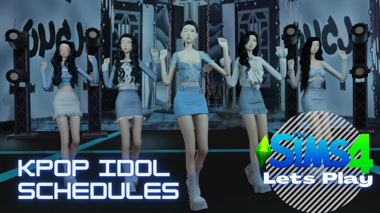 Kpop Idols Day in the life // Korea Save File - Sims 4 Let's Play