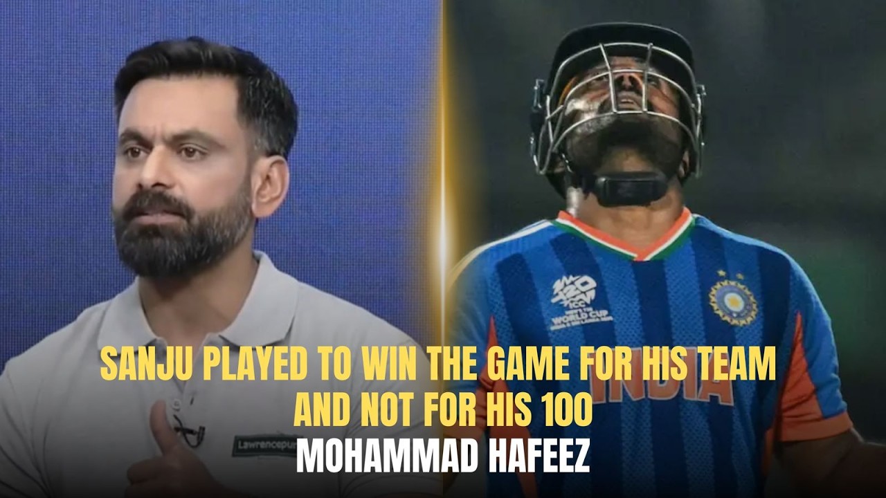 Sanju Nay Apni 100 K Liyay Nhi Khaila, He Played To Win The Game For His Team | Hafeez | Game On Hai