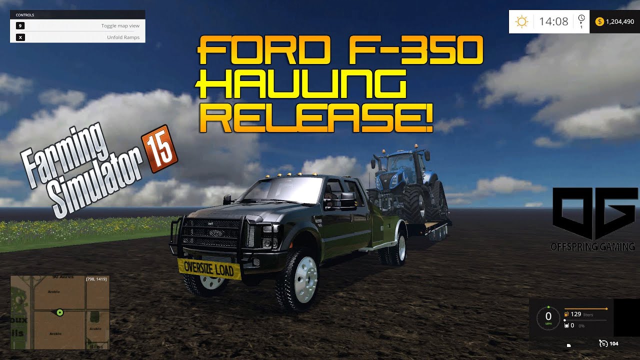 Farming Simulator 2015- Offspring Gaming F-350 Hot Shot Truck