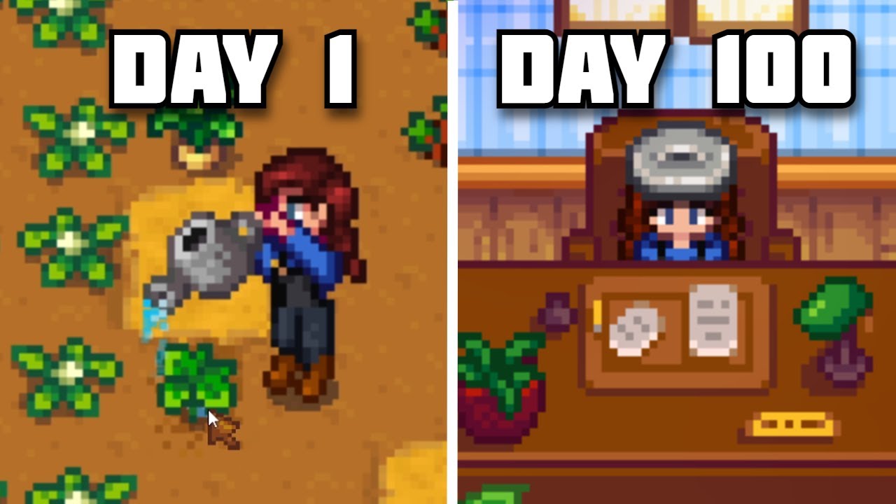 I played 100 Days of Stardew Valley After 1.6 Update