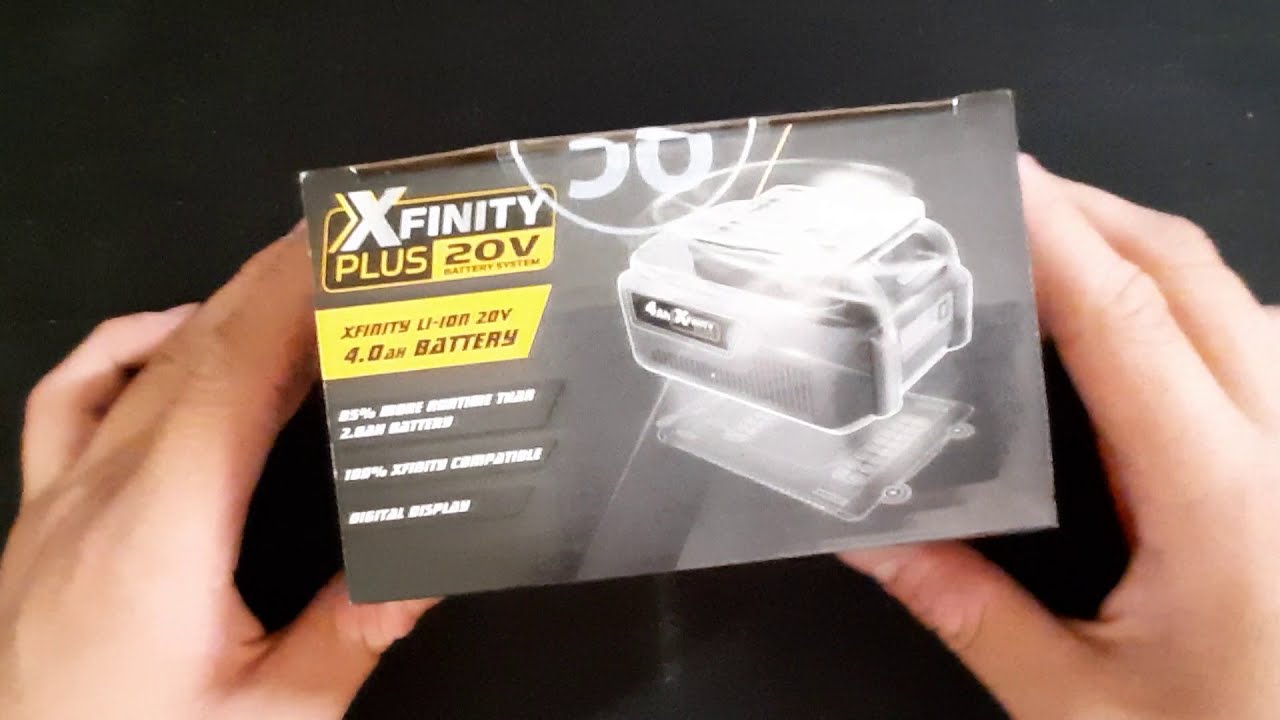 Xfinity 20V 4.0Ah Battery unboxing