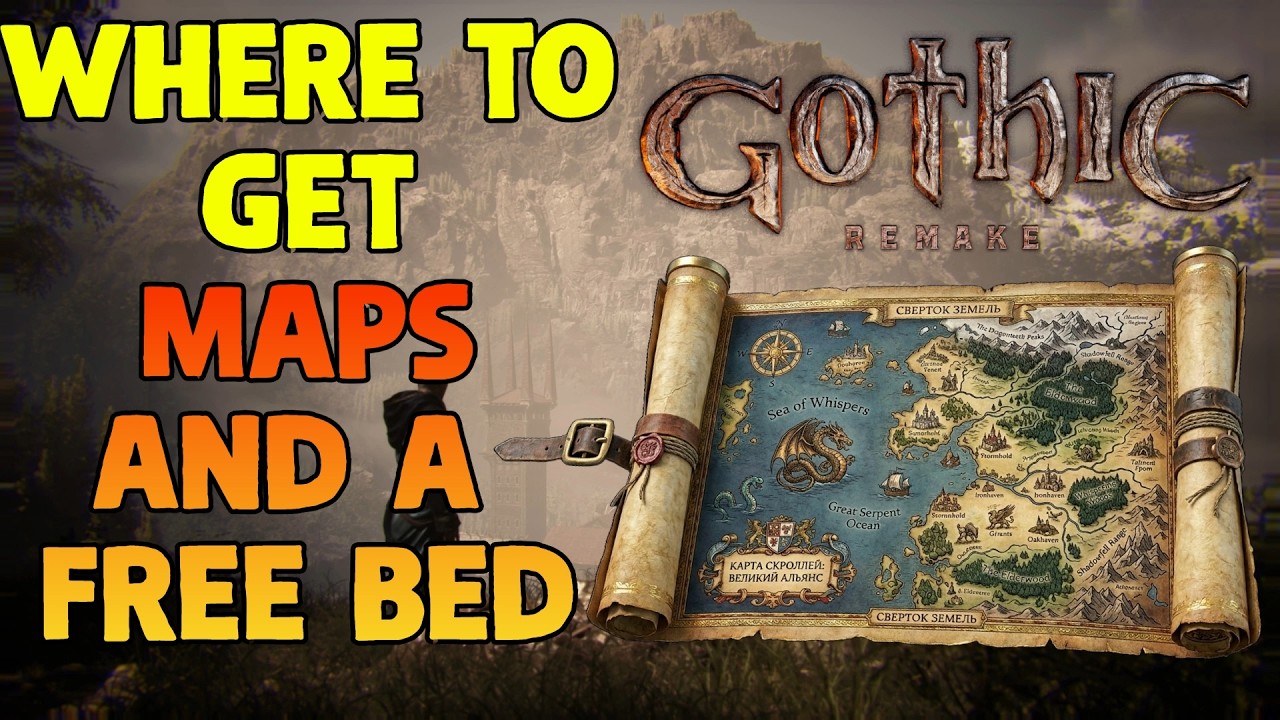 Where To Get Maps And A Free Bed (Old Camp) - Gothic 1 Remake