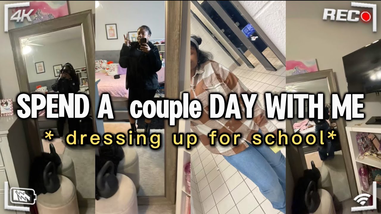 ￼ spend a couple days with me, cleaning my room, doing my hair, chitchat, OOTD,+more
