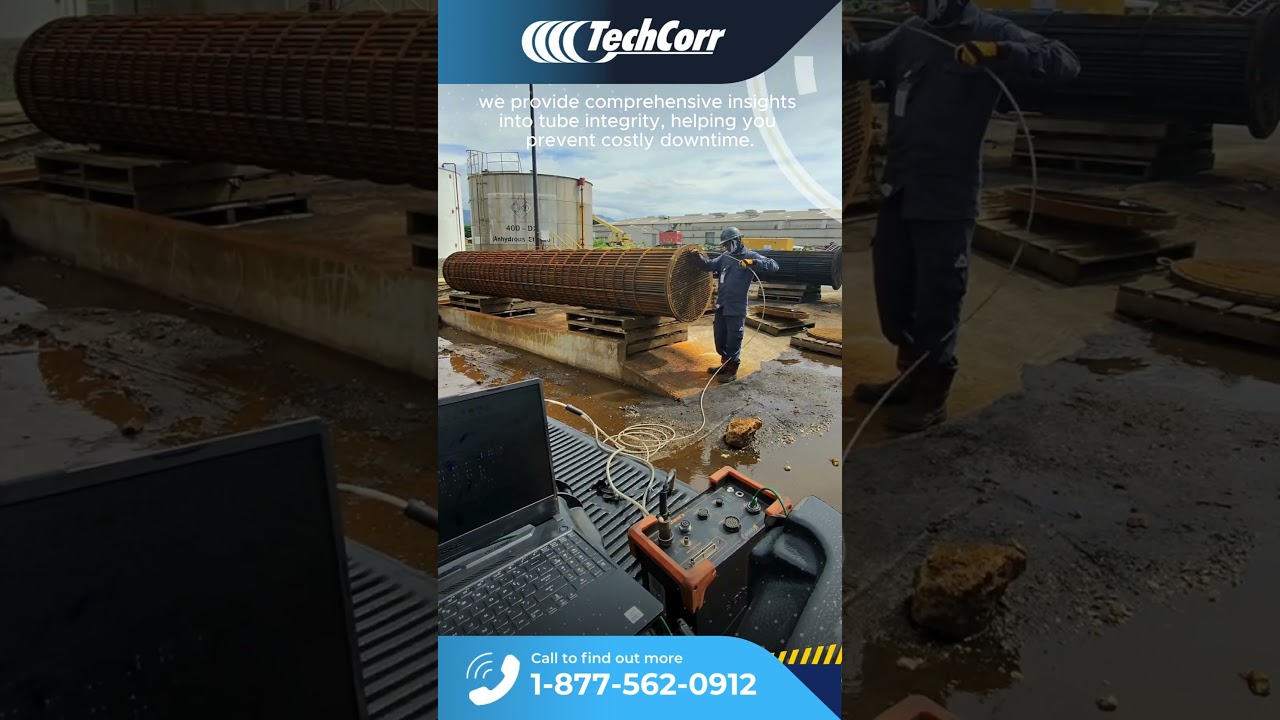 TechCorr- RFT Tubular Inspection #techcorr #ndt #heatexchanger #tubularheater