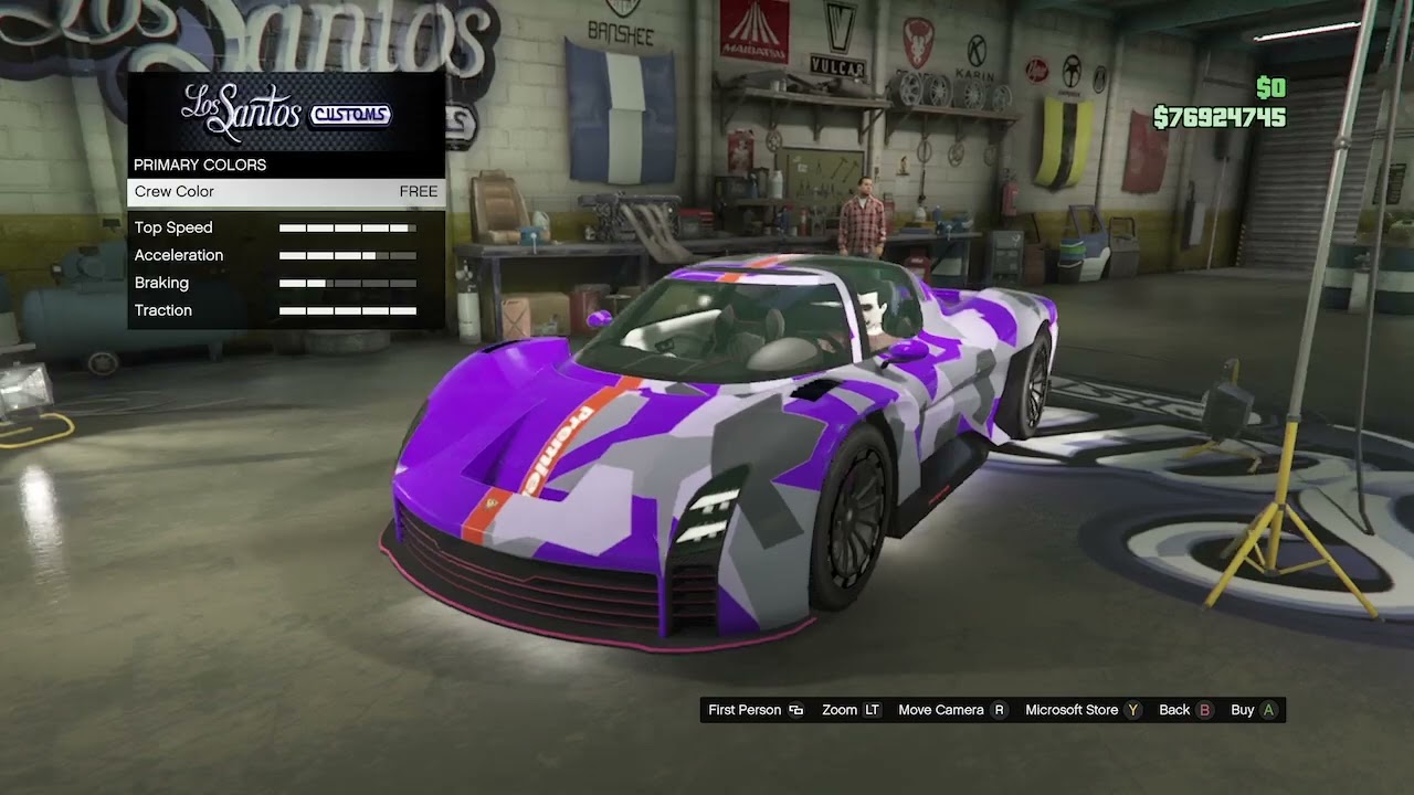 I bought and customized the new Pfistre X-Teeme in gta5 online 