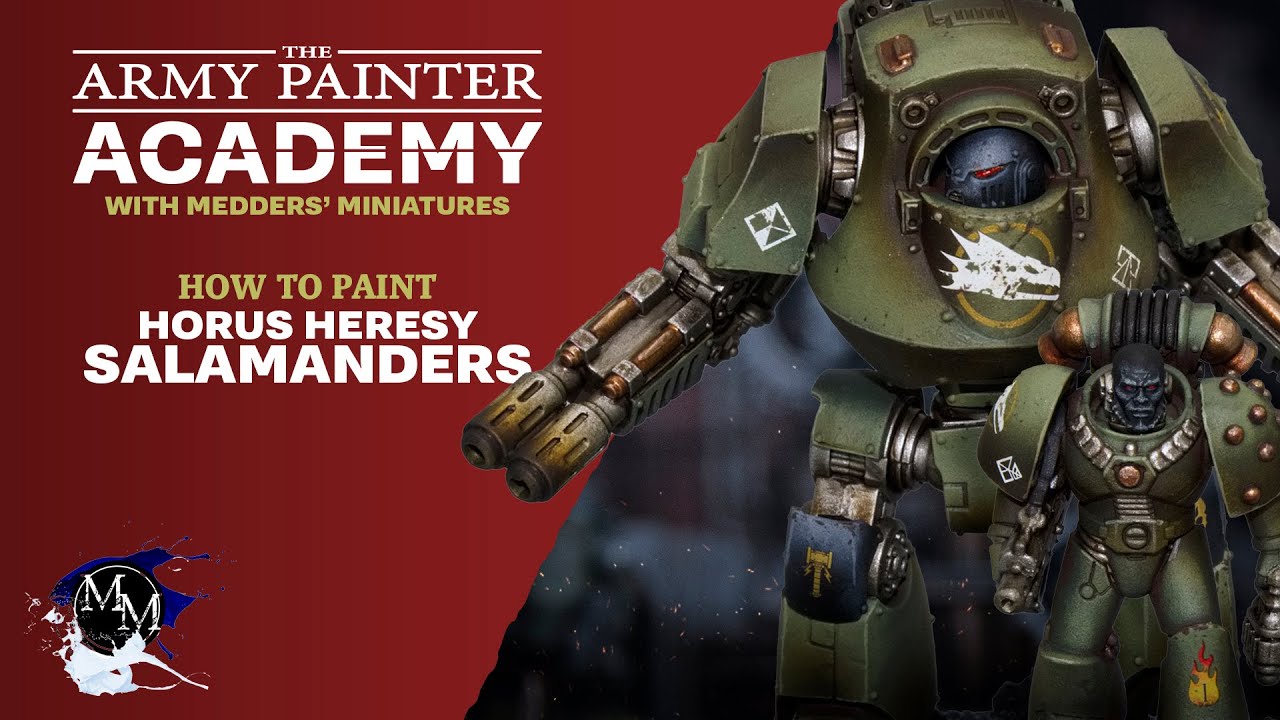 The Army Painter Academy | How to Paint Horus Heresy Salamanders