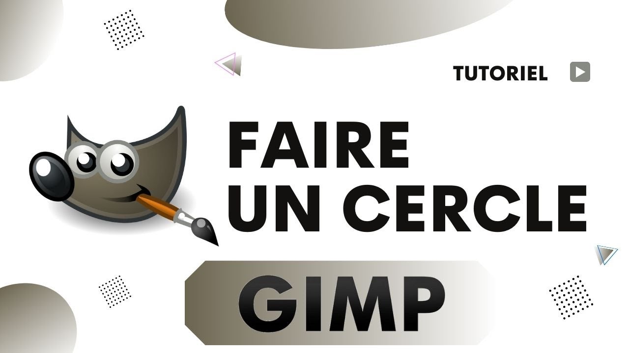 Comment dessiner un cercle avec GIMP